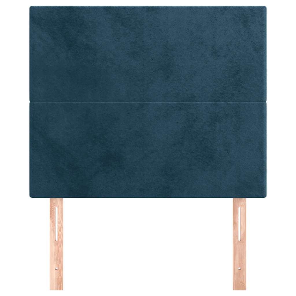 Kopfteil Hellgrau 80x5x118/128 cm Samt