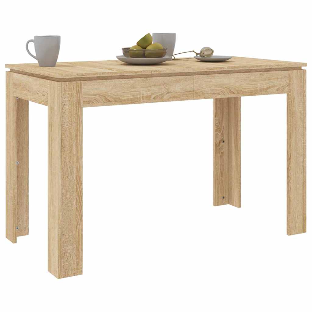 Esstisch Weiß 120x60x76 cm Holzwerkstoff
