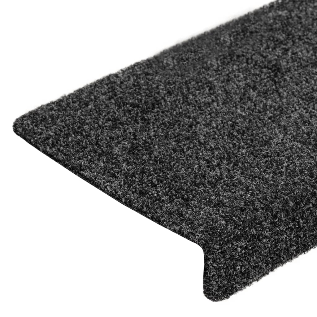 Stufenmatten Selbstklebend 15 Stk. 65x21x4 cm Hellbraun Rechteckiger Rand