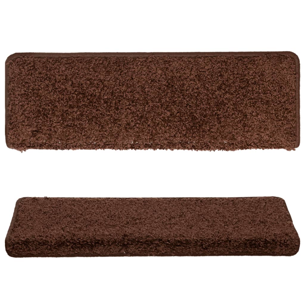 Stufenmatten 15 Stk. 65x21x4 cm Grau Rechteckiger Rand