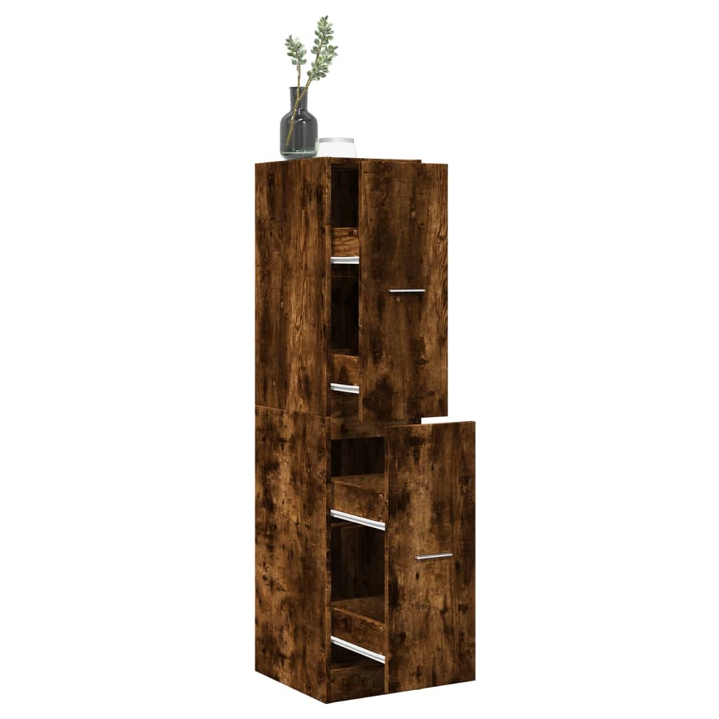Apothekerschrank Weiß 30 x 41 x 174,5 cm Holzwerkstoff