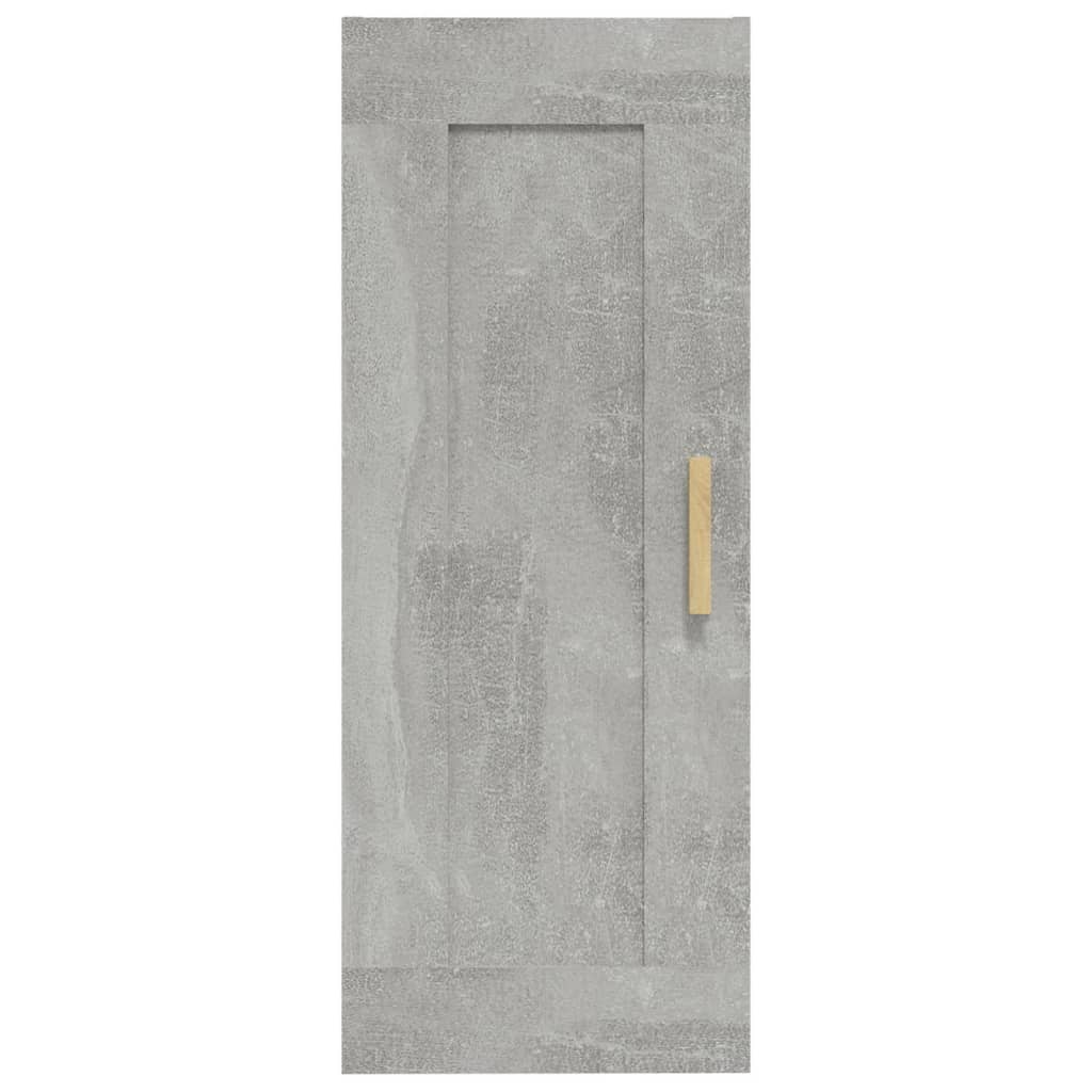 Wandschrank Weiß 35x34x90 cm Holzwerkstoff