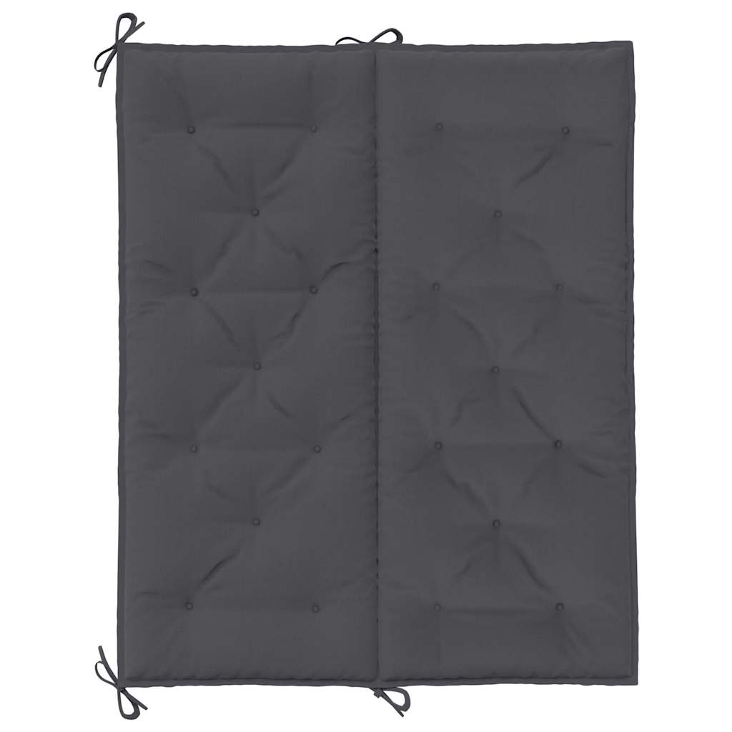 Gartenbank-Auflage Anthrazit 100x(50+50)x7 cm Oxford-Gewebe