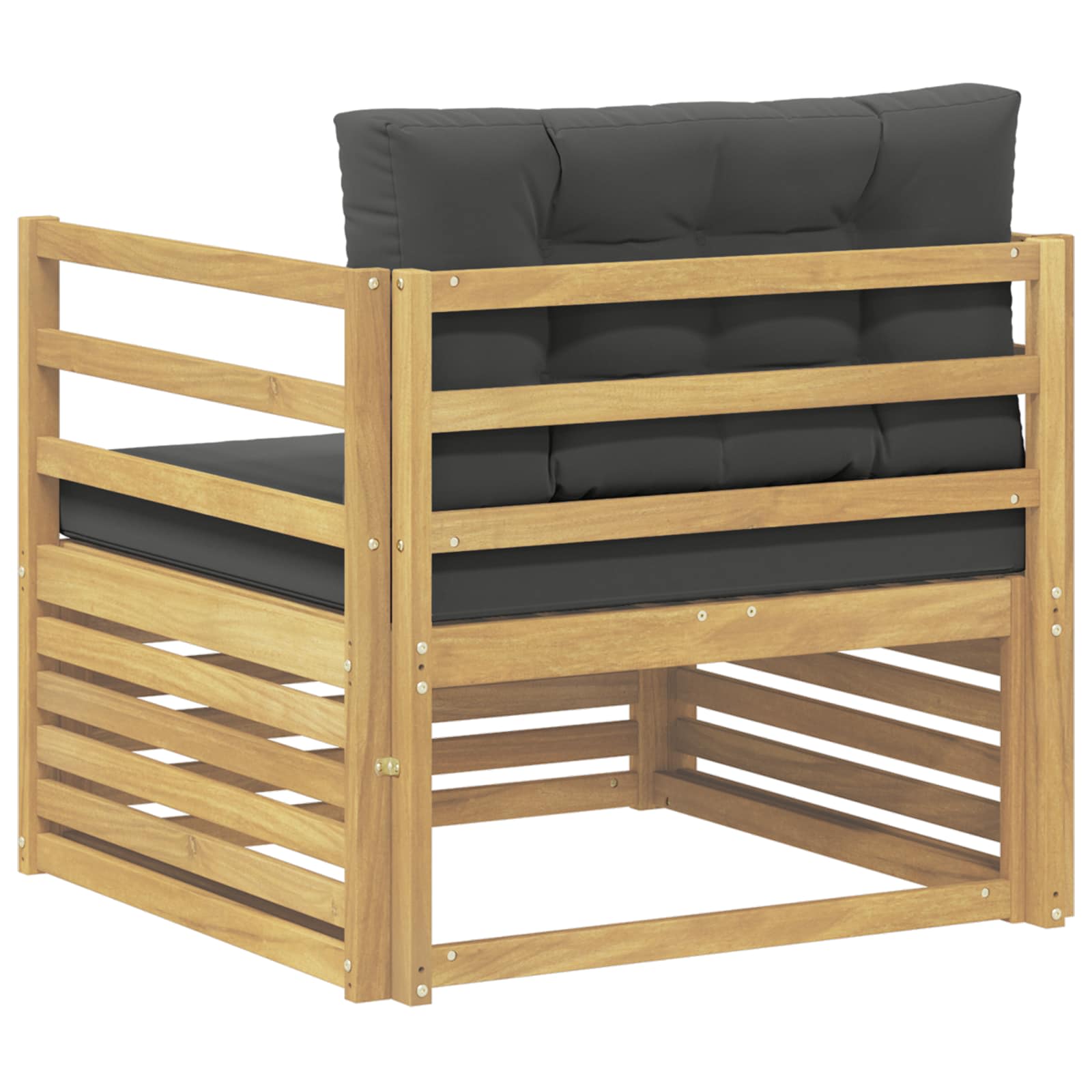 2 Stück Outdoor-Sofa Natur