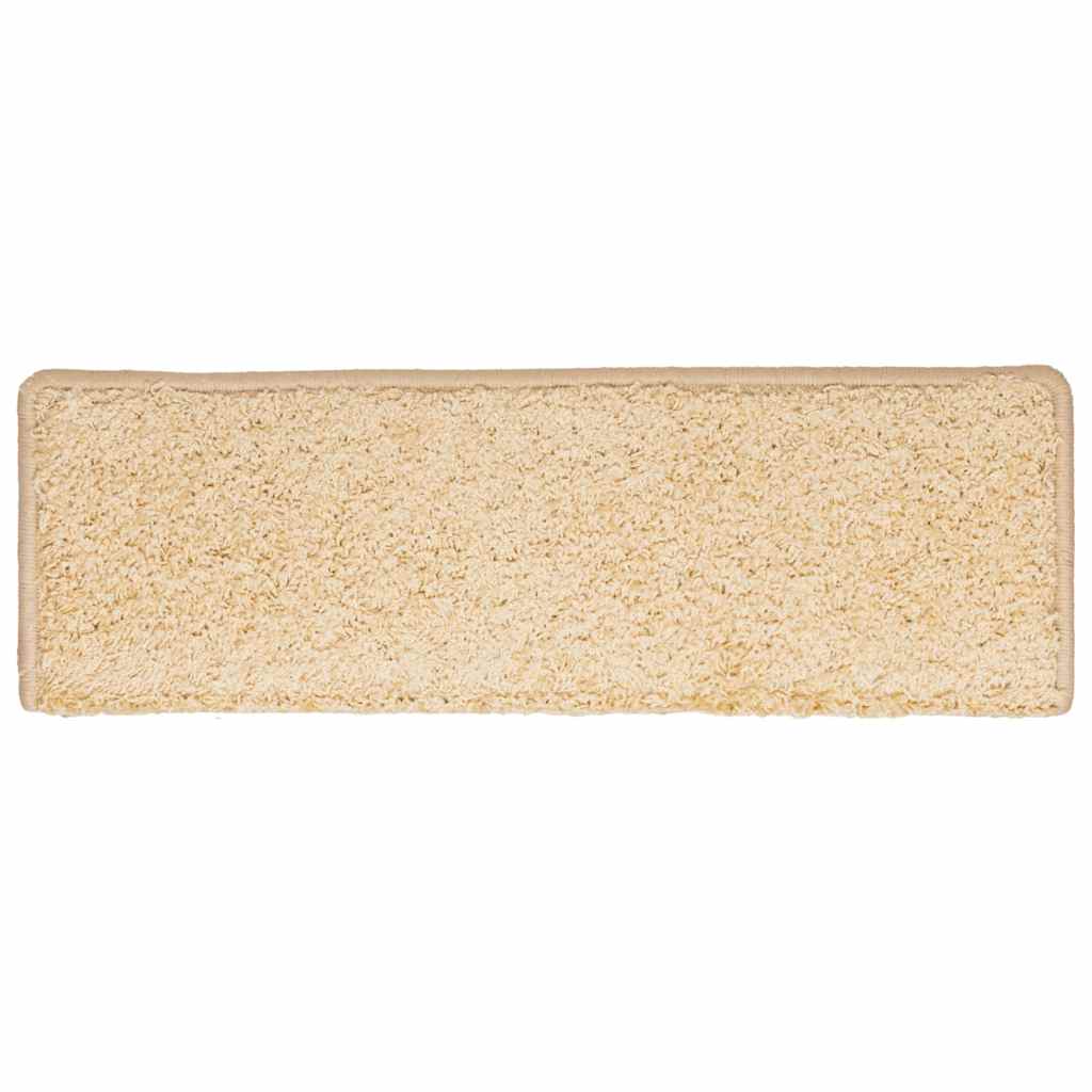 Stufenmatten 15 Stk. 65x21x4 cm Grau Rechteckiger Rand