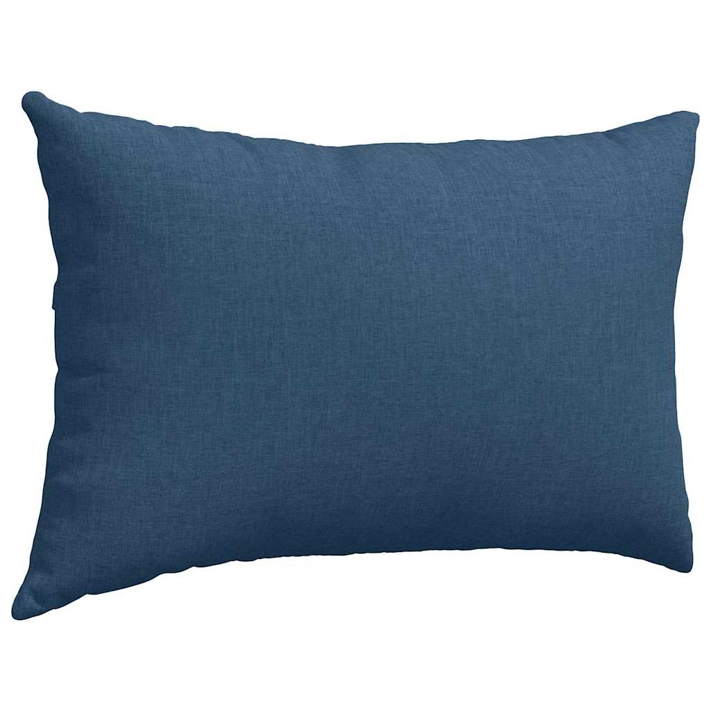 Sofakissen 2 pcs Hellgrau 50 x 30 cm Stoff