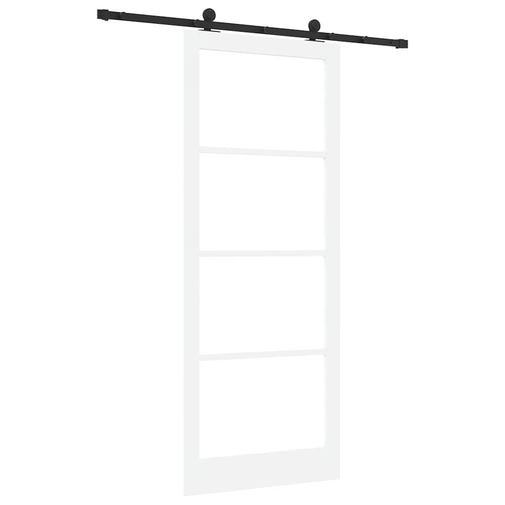Schiebetür ORKDAL Natürlich und Schwarz 61 x 198,5 cm