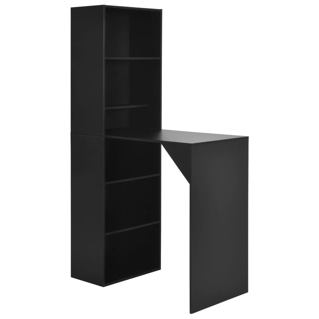 Bartisch mit Schrank Weiß 115x59x200 cm