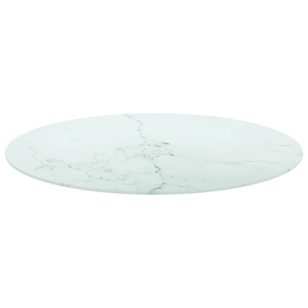 Tischplatte aus gehärtetem Glas quadratisch 700x700 mm