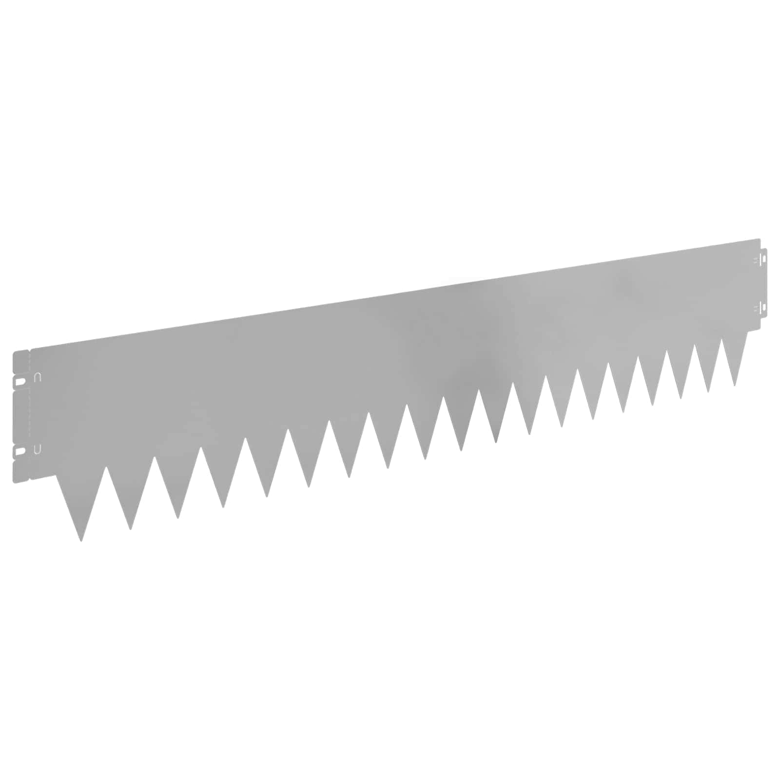 Raseneinfassung 10 pcs Länge Höhe 103 x 15 cm Stahl Schwarz