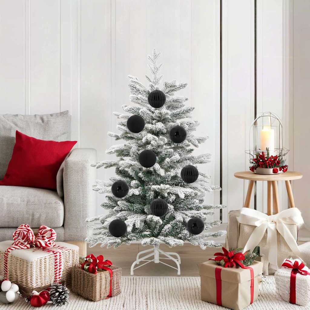 Weihnachtsbaumkugel Set XL 9 pcs Rot Kunststoff