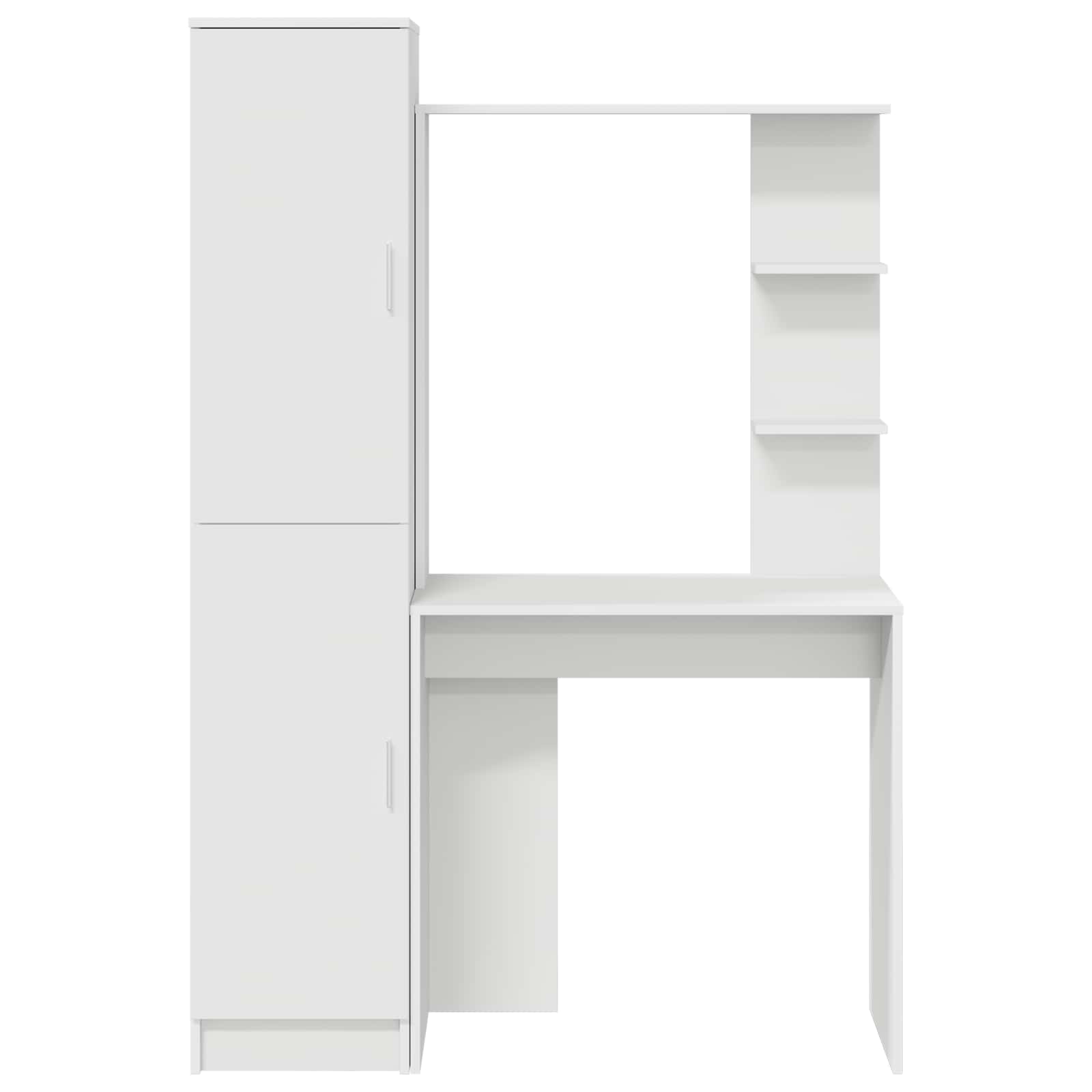 Schreibtisch 2 pcs Schwarz Eichen-Optik