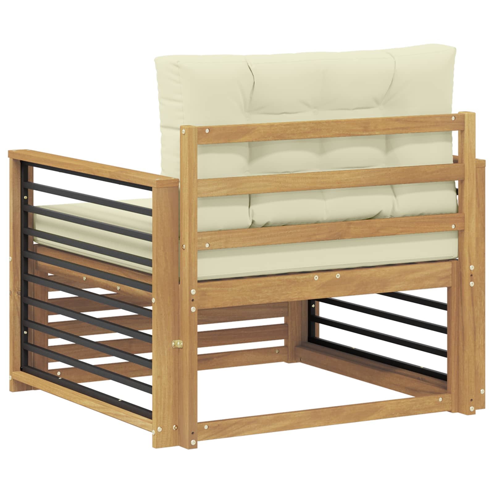 2 Stück Outdoor-Sofa Natur