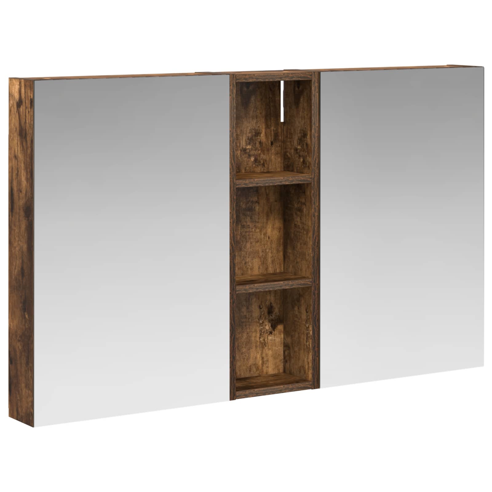 Badezimmerschrank-Set 3 pcs 80 x 10,5 x 50 cm Holzwerkstoff