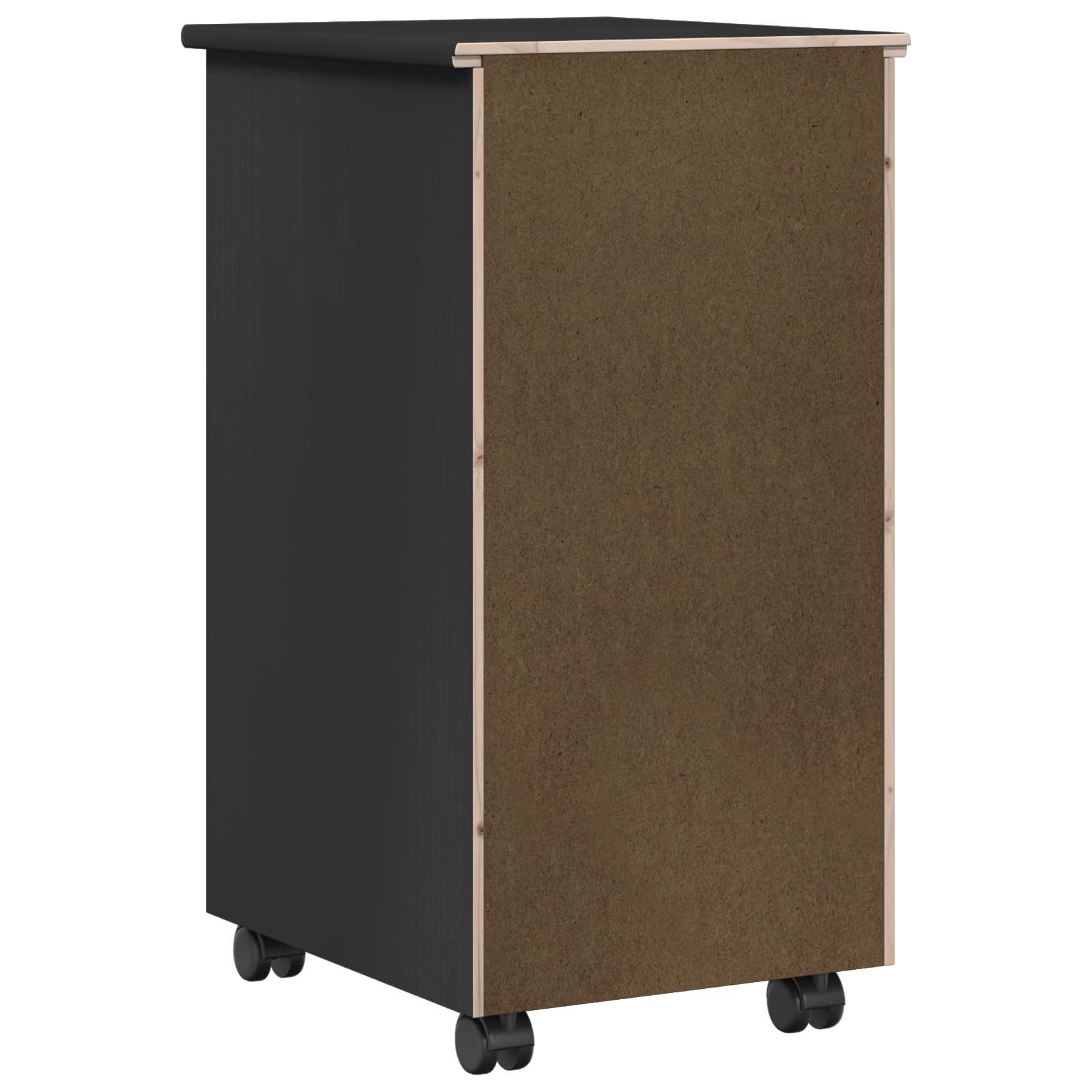 Rollschrank Honigbraun 34 x 39 x 65,5 cm Massives Kiefernholz