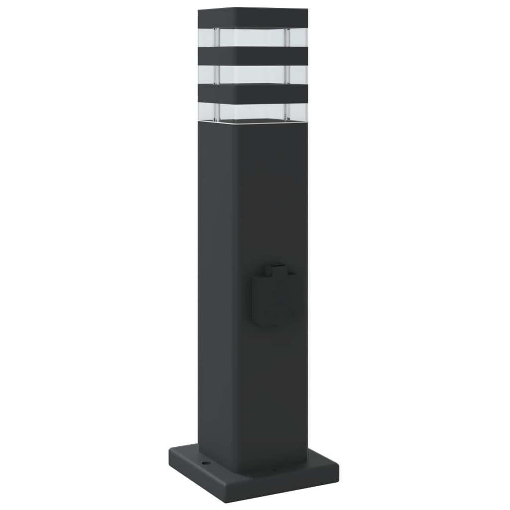 Wegeleuchte Schwarz 50 cm Aluminium