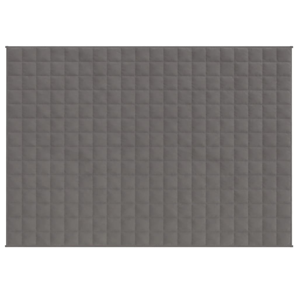 Gewichtsdecke Grau 122x183 cm 5 kg Stoff