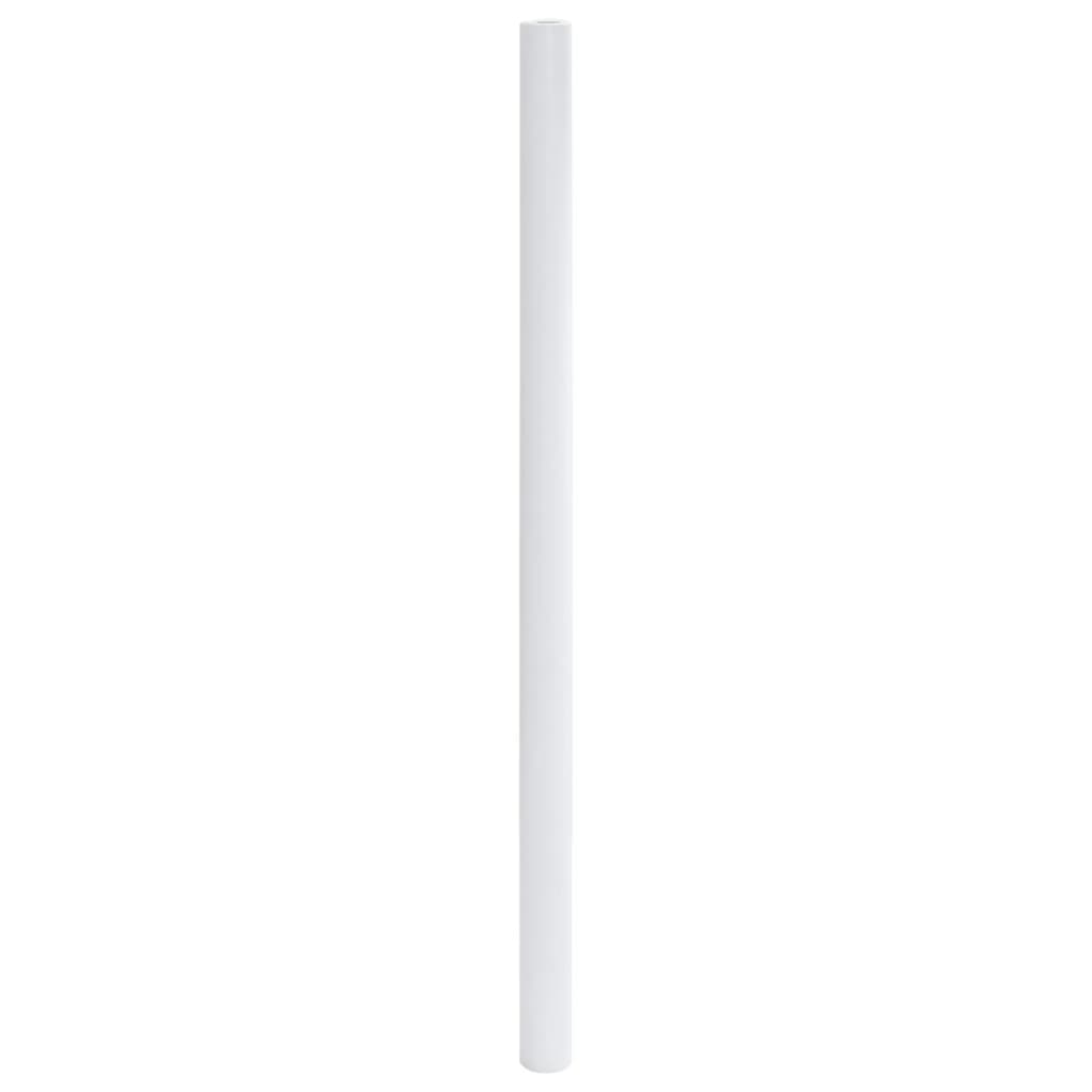Möbelaufkleber Selbstklebend Mattweiß 90x500 cm PVC