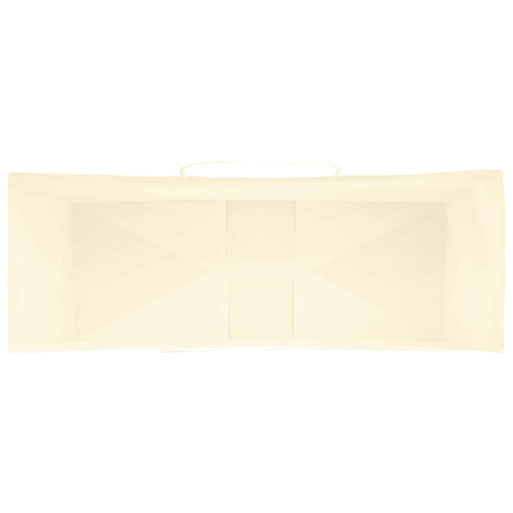 Papiertragetaschen 50 Stk. mit Henkeln Braun 21x11x36 cm