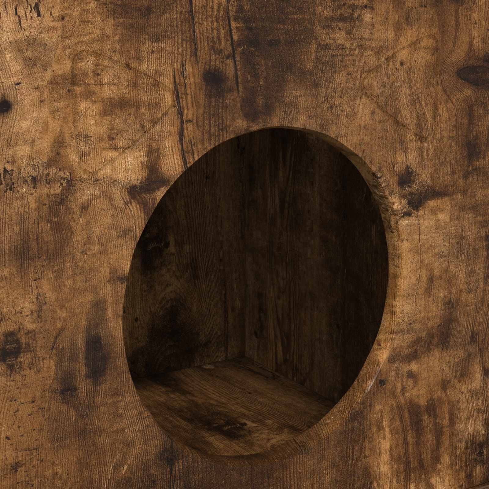 Katzenhaus Weiß 72 x 42,5 x 70 cm Holzwerkstoff