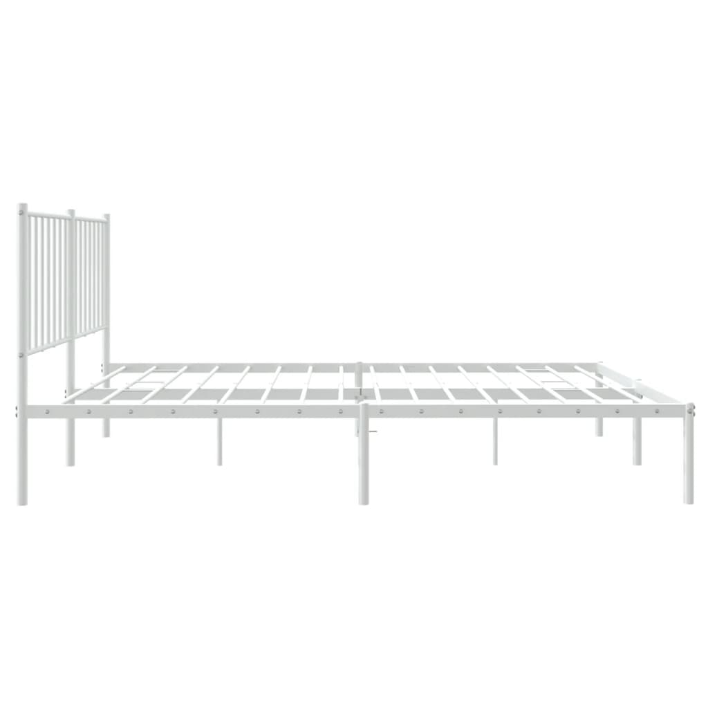 Bettgestell Metall Schwarz 75x190 cm