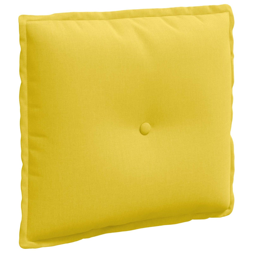 Rückenkissen Hellgrau 50 x 19 x 45 cm Stoff