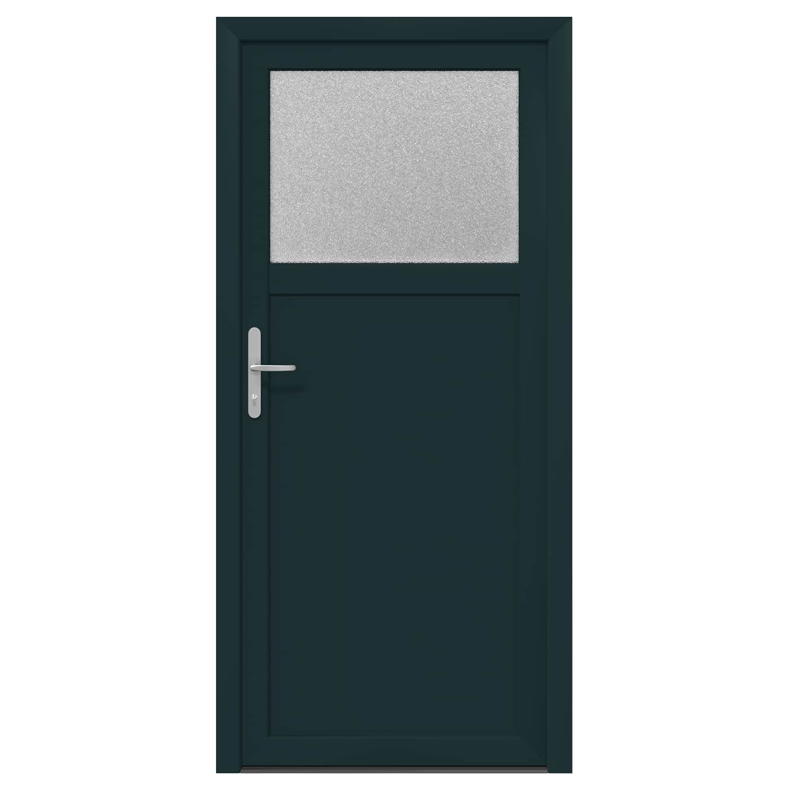 Seiteneingangstür Anthrazit 98 x 198 cm PVC