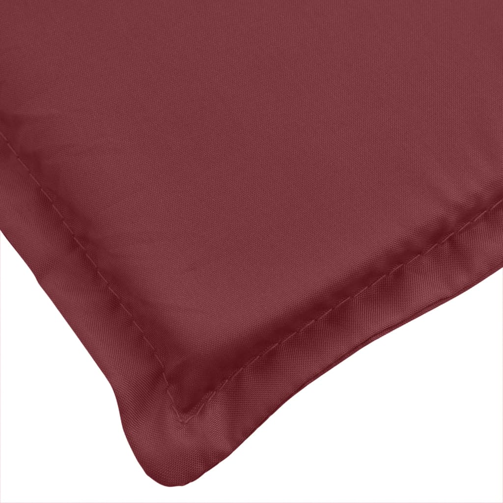 Hochlehner-Auflagen 2 Stk. Melange Anthrazit 120x50x7cm Stoff