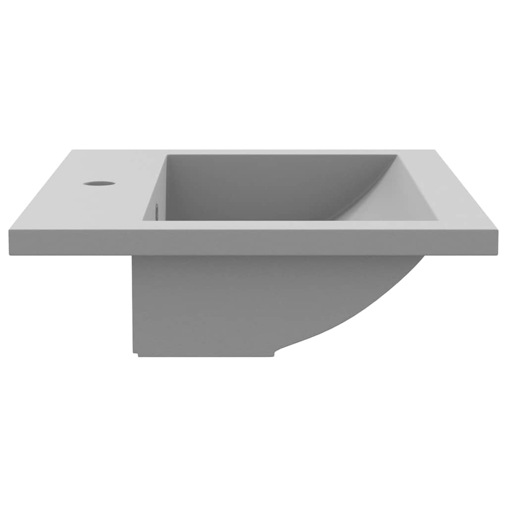 Granitbecken 600×450×120 mm Schwarz