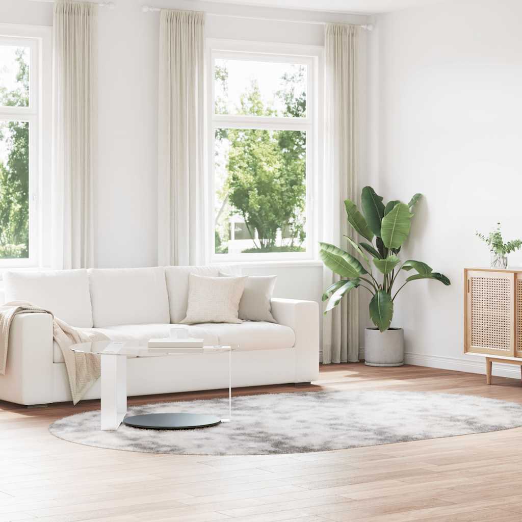 Teppich Shaggy Hochflor NAVARRA Beige 60x100 cm Polyester