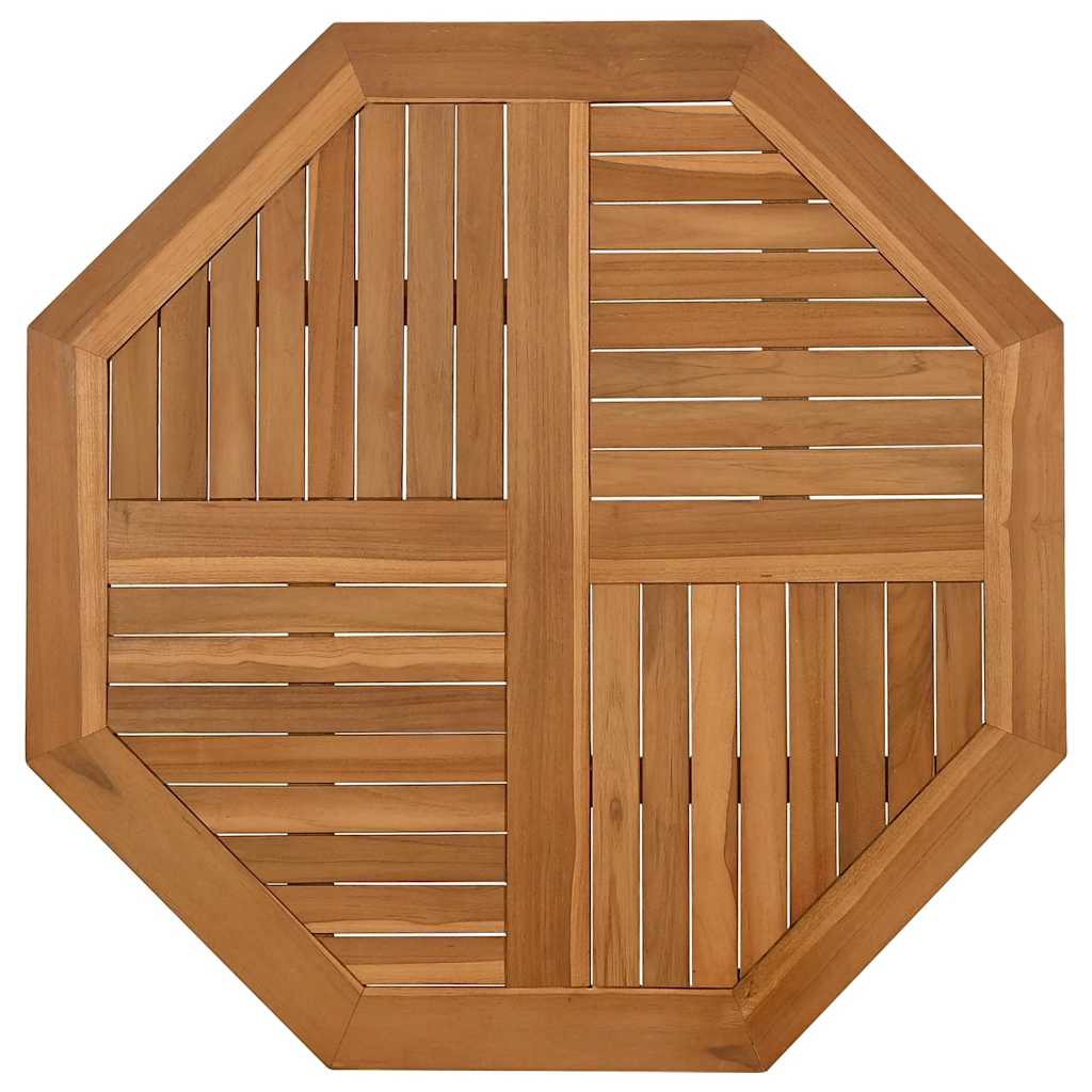 Tischplatte Massivholz Teak Rund 2,5 cm 40 cm