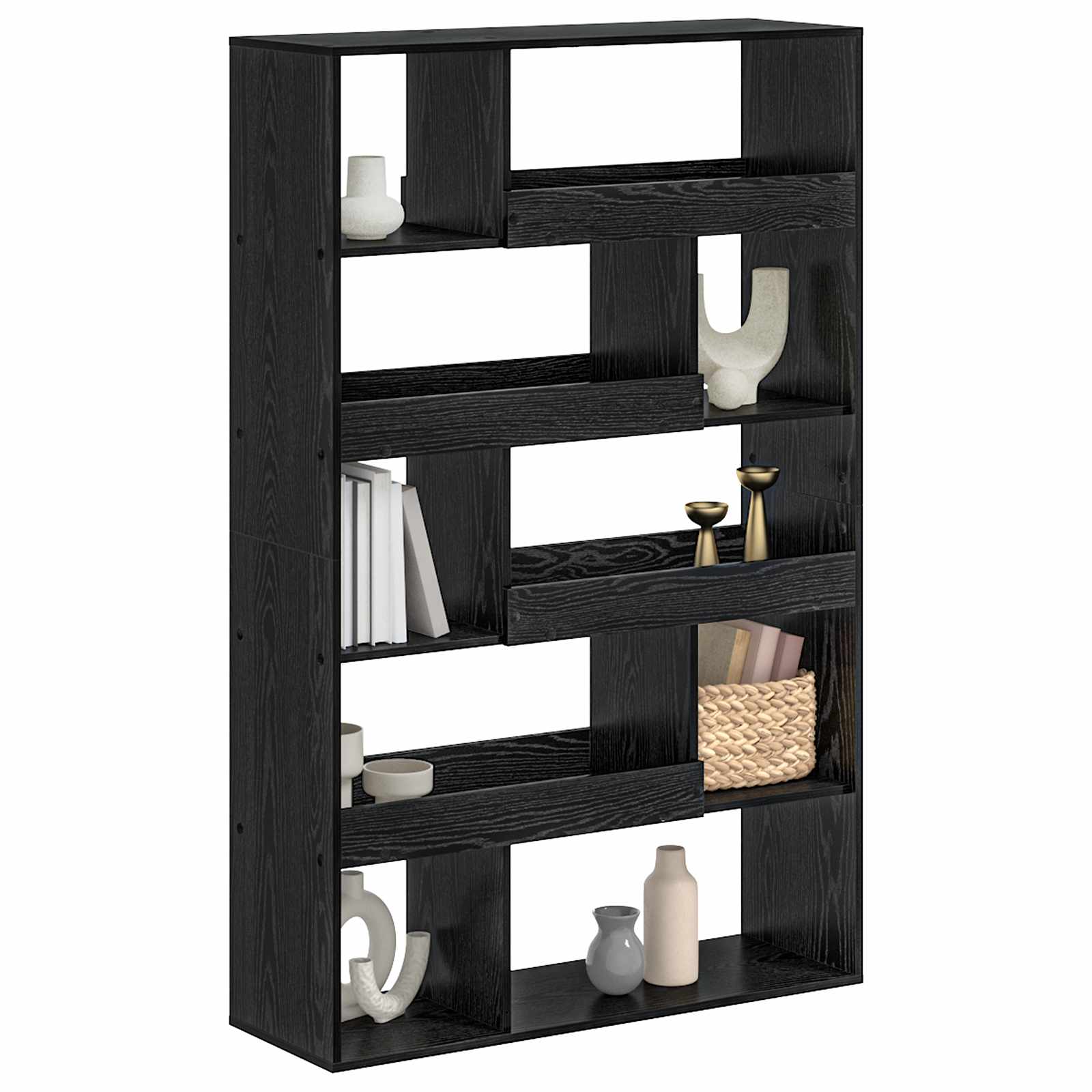 Bücherregal Räuchereiche 100x33x156,5 cm Holzwerkstoff