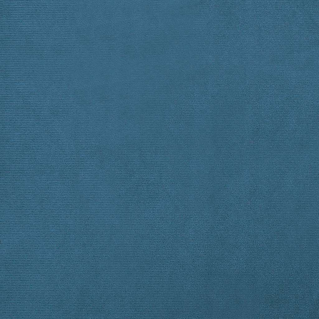 Kindersofa Blau 80x45x30 cm Samt