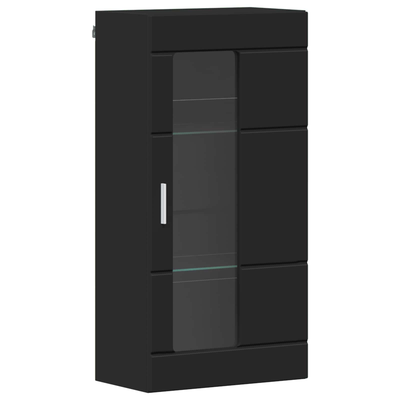 Highboard mit Regal FLORIN Weiß 60 x 35 x 182 cm Holzwerkstoff