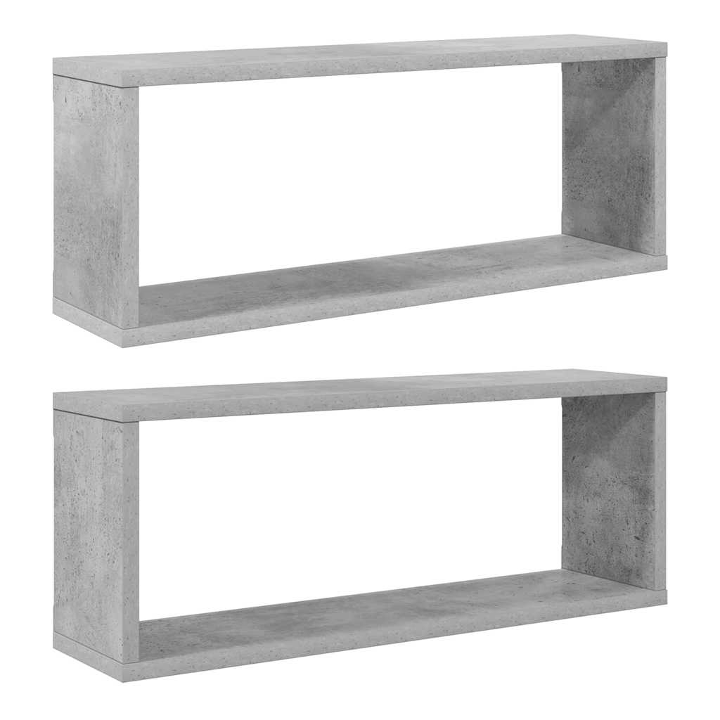 Würfelregale 2 Stk. Weiß 30x15x30 cm