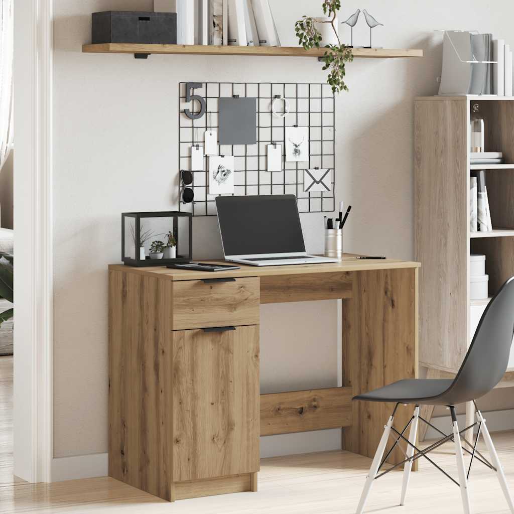Schreibtisch Weiß 100x50x75 cm Holzwerkstoff
