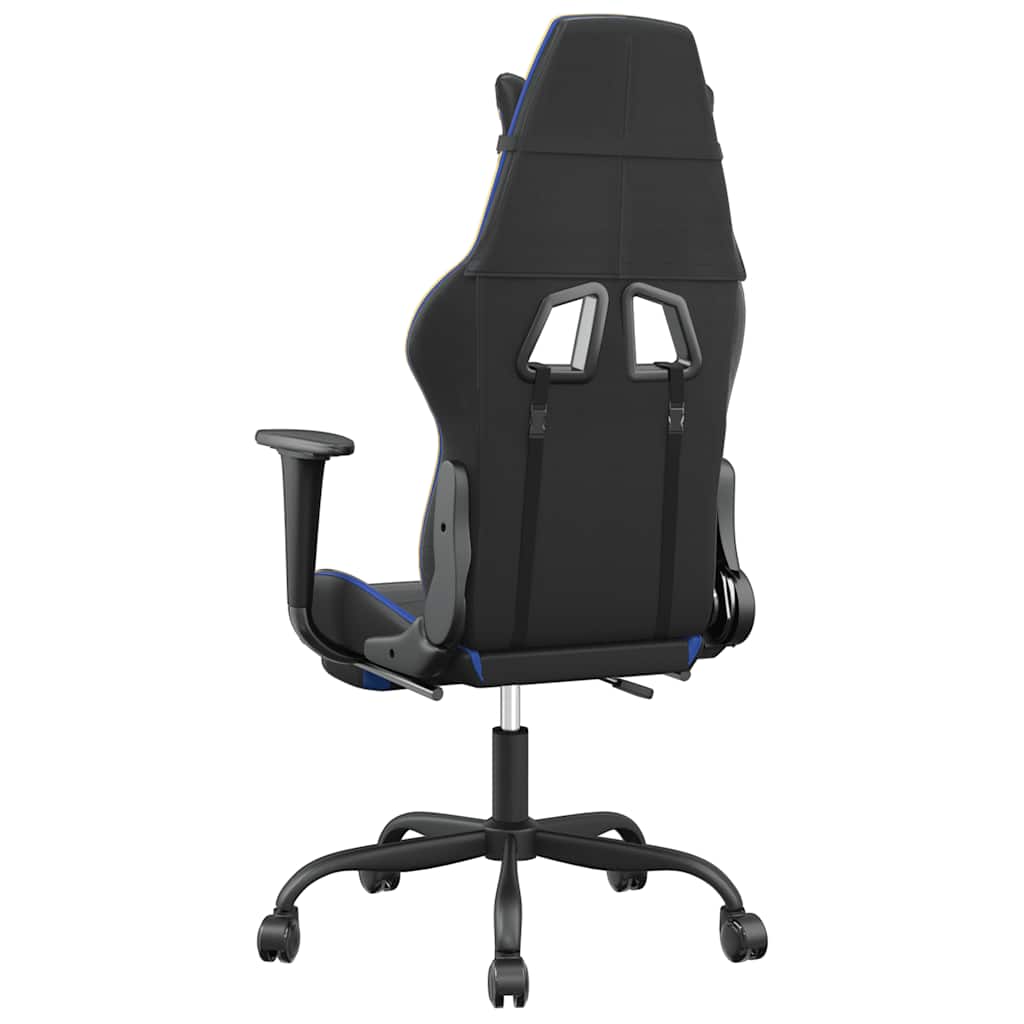 Gaming-Stuhl mit Massagefunktion Schwarz und Rot Kunstleder
