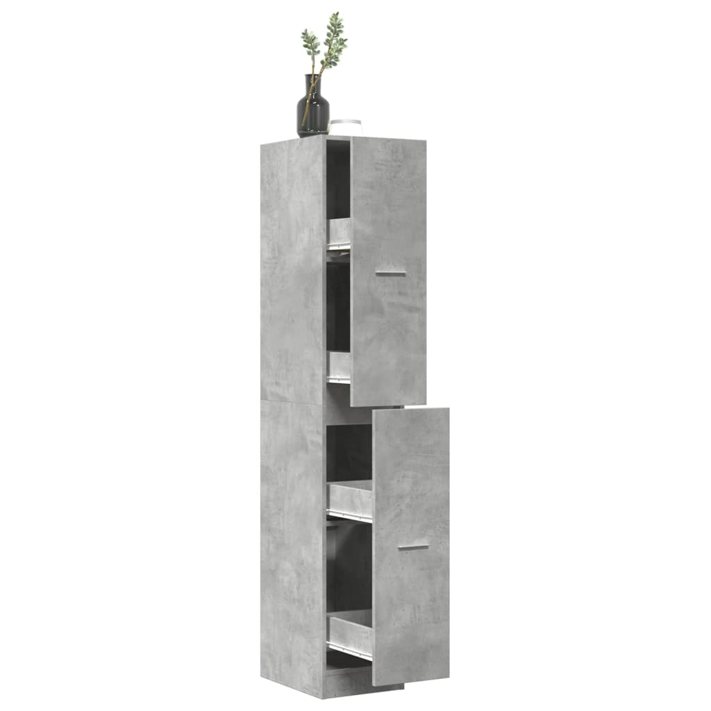 Apothekerschrank Weiß 30 x 41 x 174,5 cm Holzwerkstoff