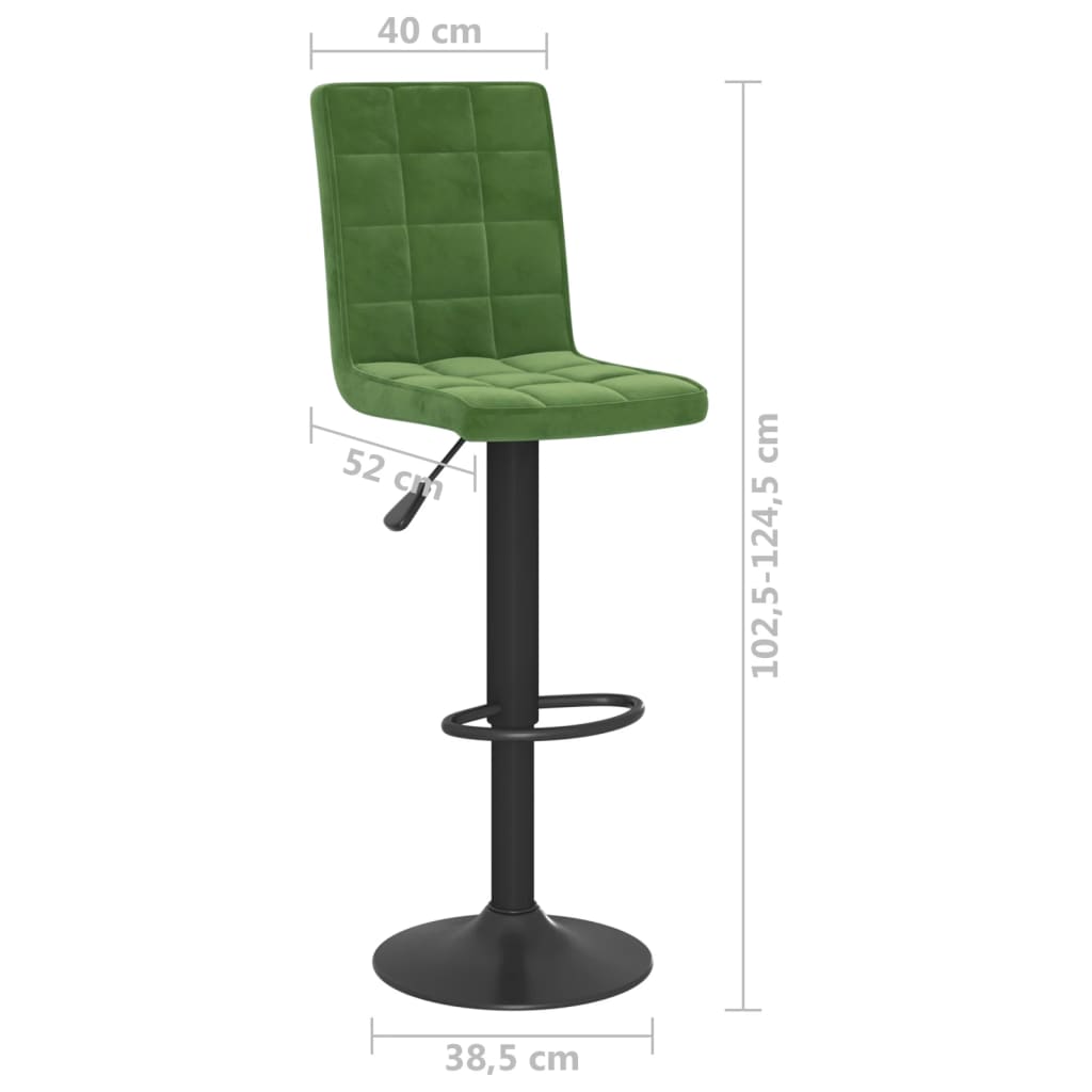 Barhocker Rosa Samt