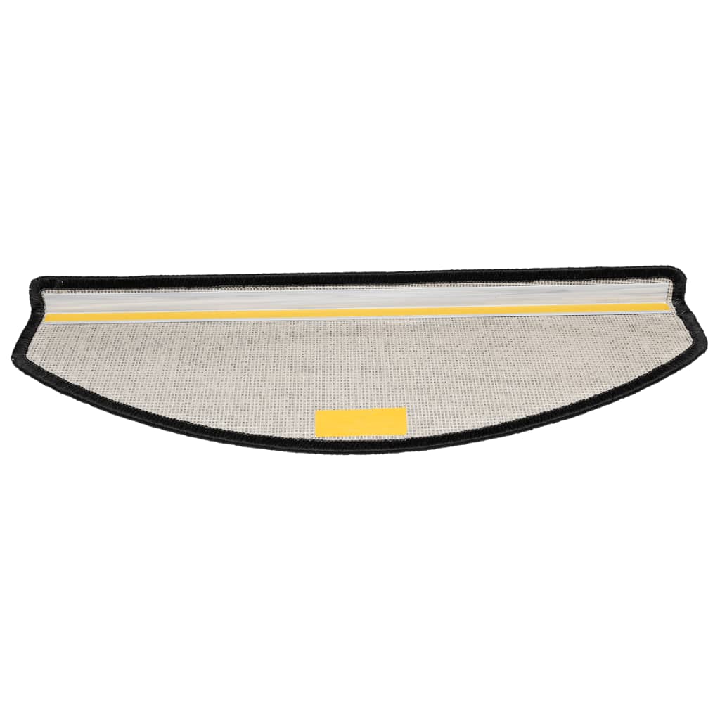 Stufenmatten 15 Stk. 56x17x3 cm Anthrazit Halbrund