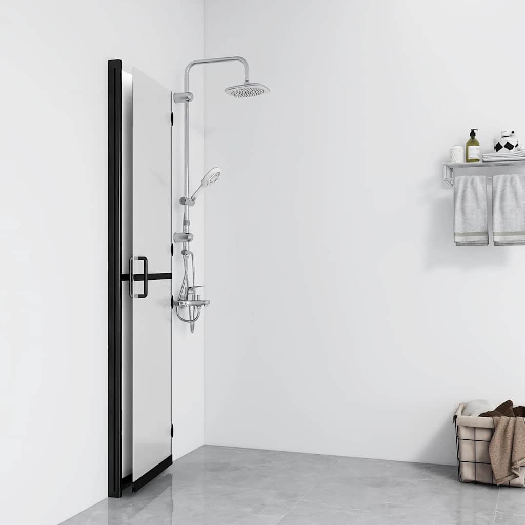 Faltbare begehbare Duschwand Transparentes ESG Glas 70x190 cm