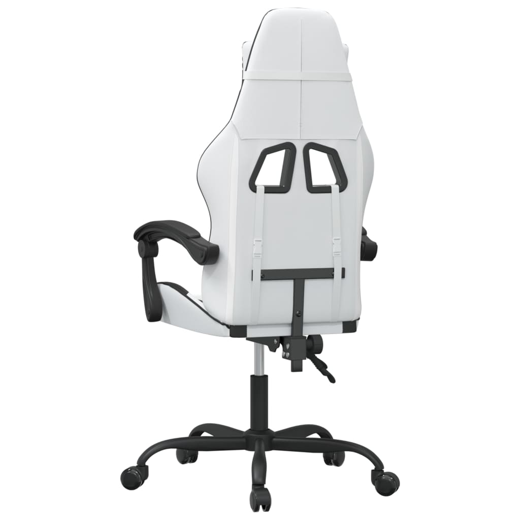 Gaming-Stuhl Drehbar Schwarz und Grün Kunstleder