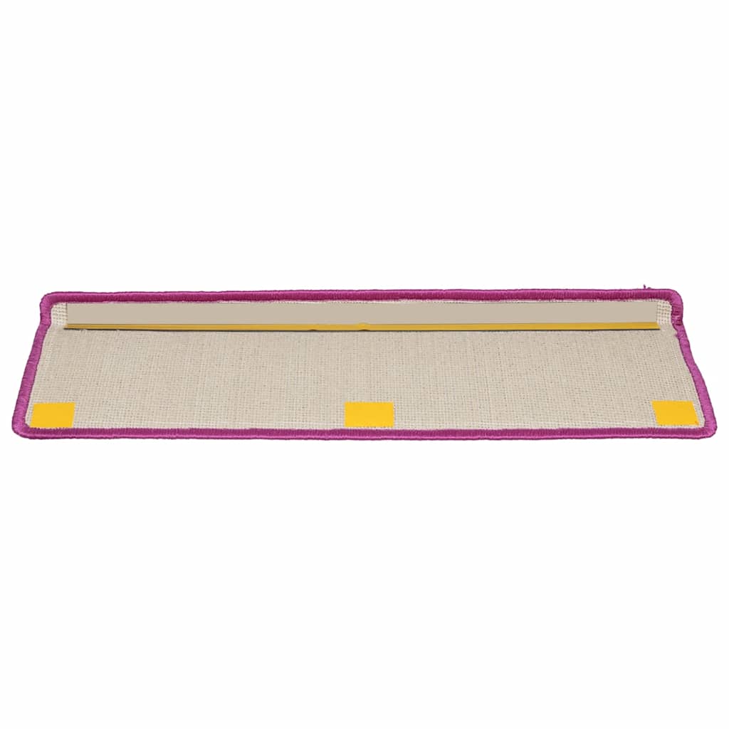 Stufenmatten 15 Stk. 65x21x4 cm Grau Rechteckiger Rand