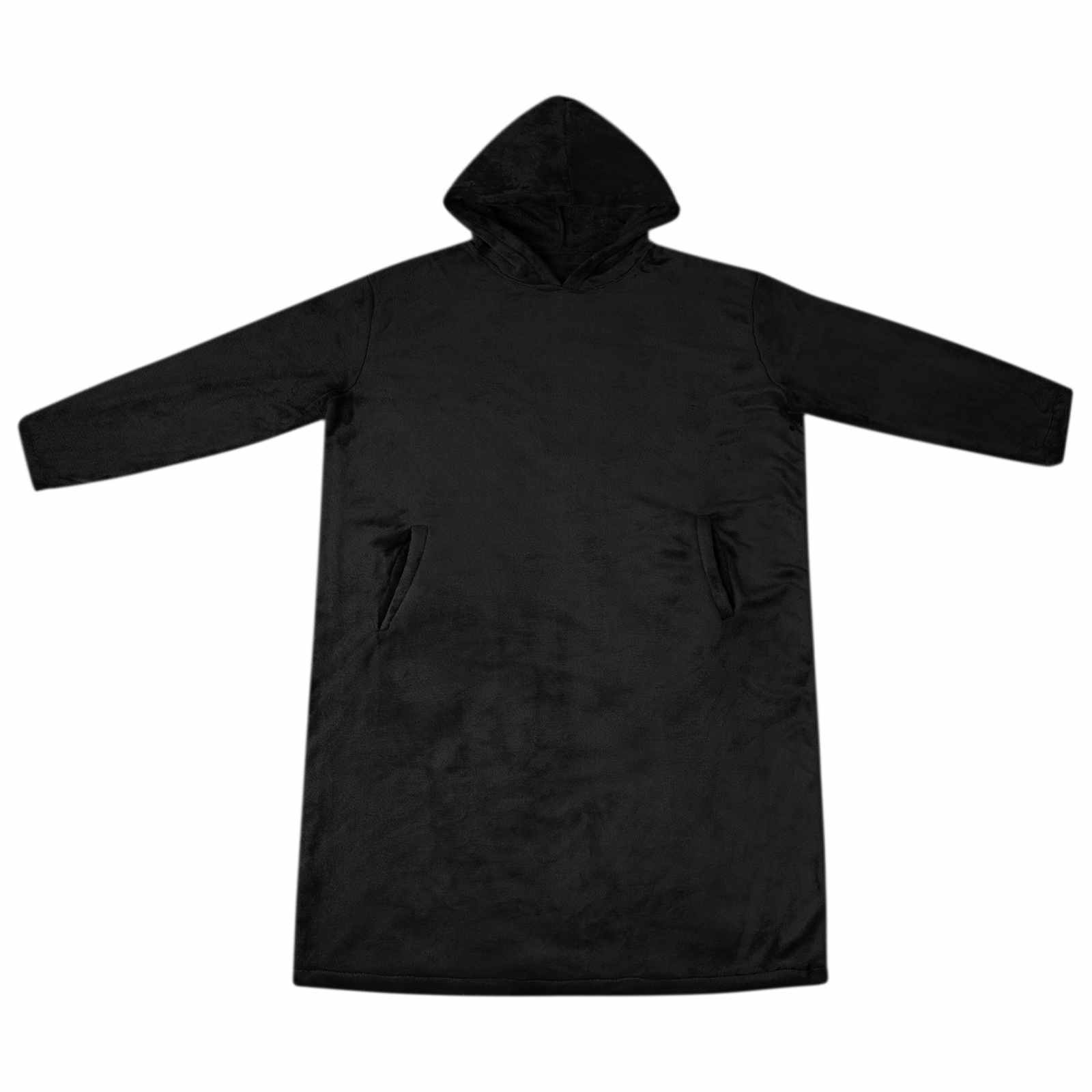 Decken-Hoodie Beige S Flanell