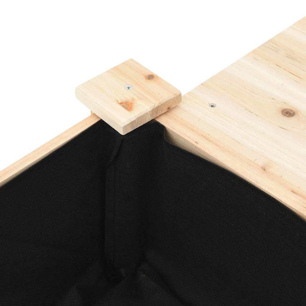 Garten-Pflanzgefäß mit Regal Beige 111 x 37 x 76,5 cm