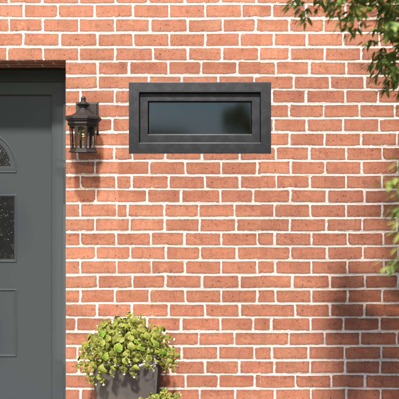 Kellerfenster RISOR 60 x 40 cm PVC und Glas Weiß