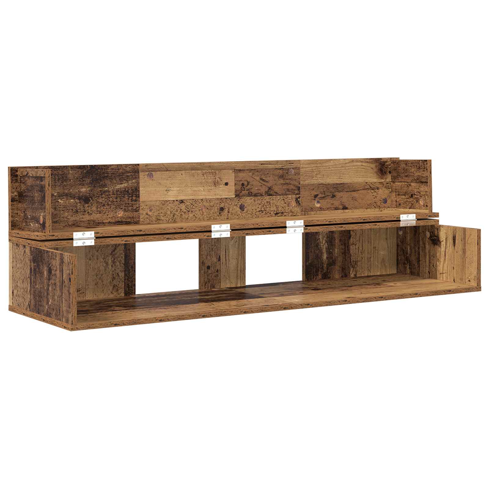 Studiotisch Weiß 152 x 40 x 19,5 cm Holzwerkstoff