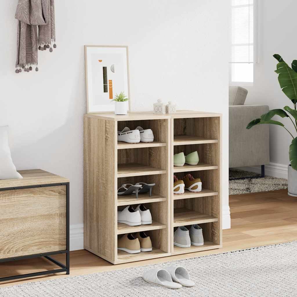 Schuhschrank Weiß 60x35x70 cm Holzwerkstoff