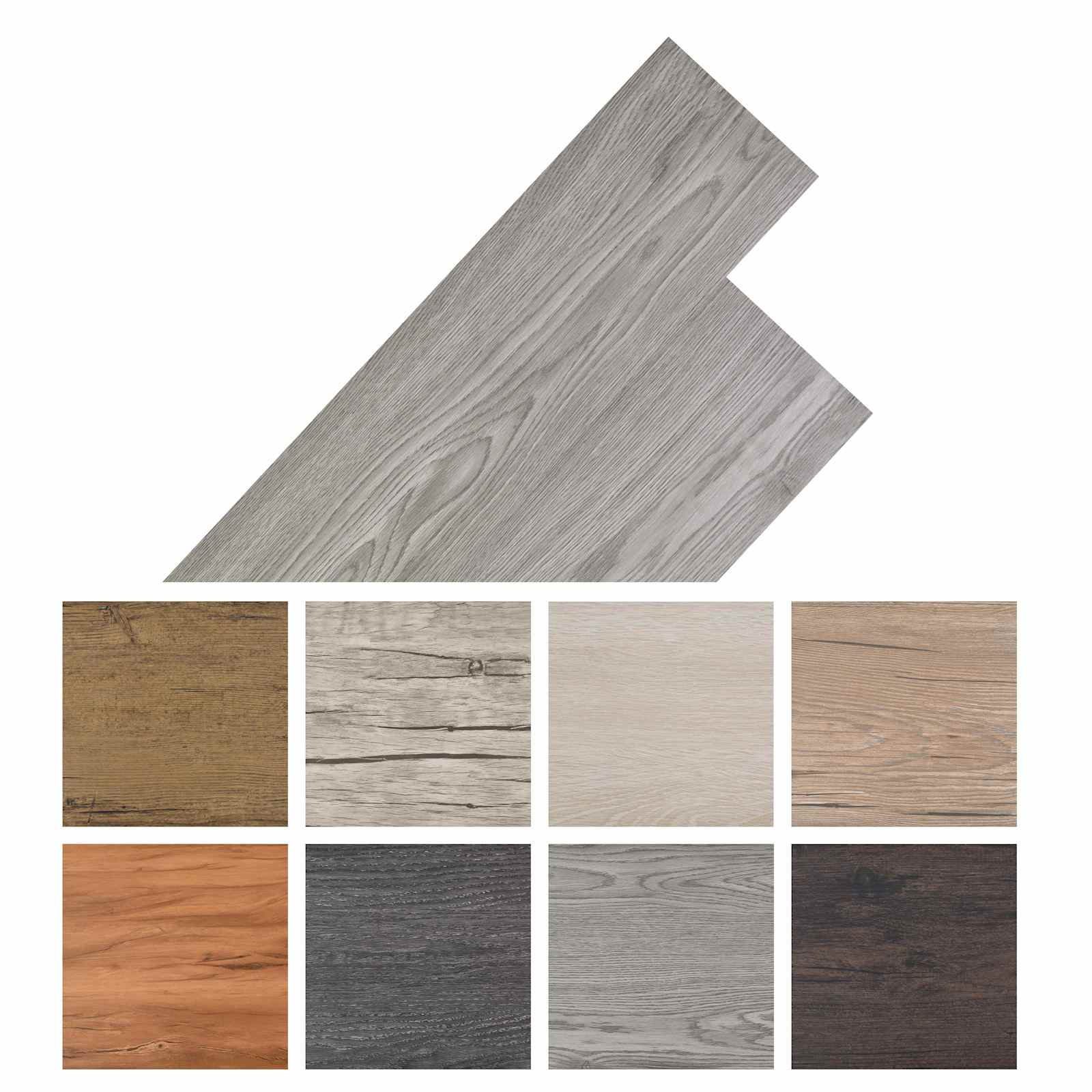 Selbstklebende PVC-Bodenplanken 30,5 x 61 cm 28 pcs PVC