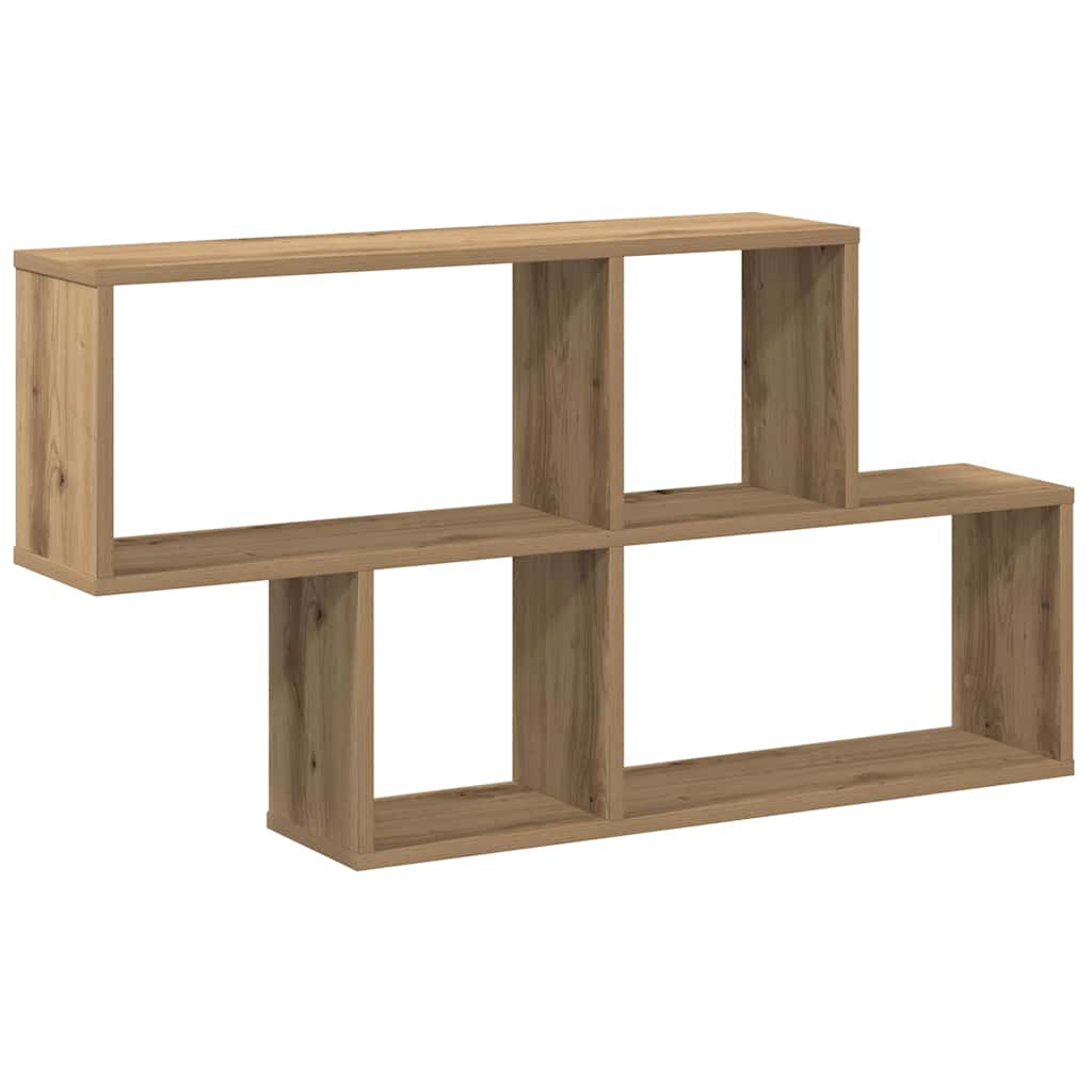 Wandregal Weiß 100x18x53 cm Holzwerkstoff